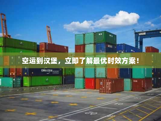 空运到汉堡,立即了解最优时效方案! 空运到汉堡,立即了解最优时效方案!