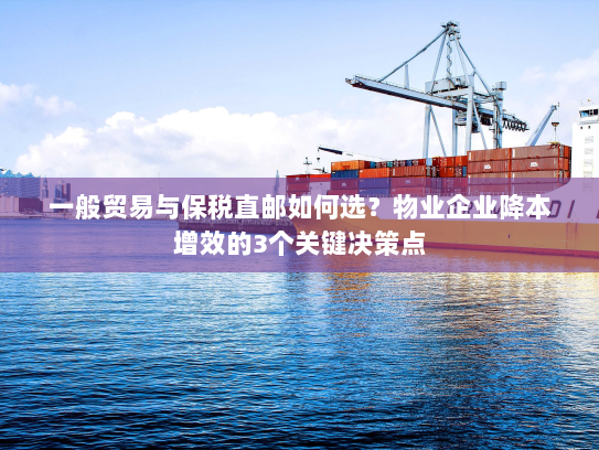 一般贸易与保税直邮如何选?物业企业降本增效的3个关键决策点 一般贸易与保税直邮如何选?物业企业降本增效的3个关键决策点