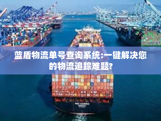 蓝盾物流单号查询系统:一键解决您的物流追踪难题?