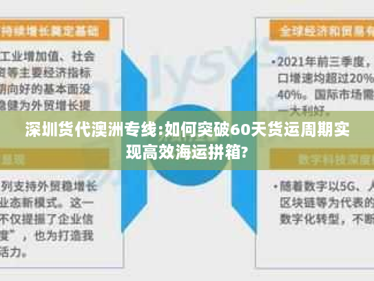 深圳货代澳洲专线:如何突破60天货运周期实现高效海运拼箱? 深圳货代澳洲专线:如何突破60天货运周期实现高效海运拼箱?