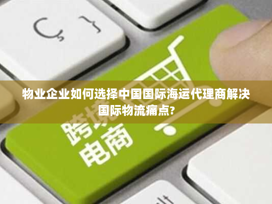 物业企业如何选择中国国际海运代理商解决国际物流痛点? 物业企业如何选择中国国际海运代理商解决国际物流痛点?