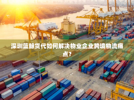 深圳蓝鲸货代如何解决物业企业跨境物流痛点? 深圳蓝鲸货代如何解决物业企业跨境物流痛点?