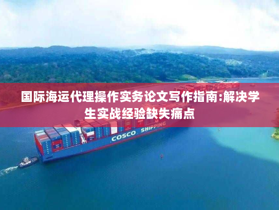 国际海运代理操作实务论文写作指南:解决学生实战经验缺失痛点 国际海运代理操作实务论文写作指南:解决学生实战经验缺失痛点