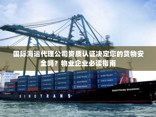 国际海运代理公司资质认证决定您的货物安全吗?物业企业必读指南 国际海运代理公司资质认证决定您的货物安全吗?物业企业必读指南