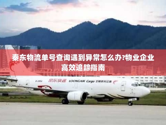 秦东物流单号查询遇到异常怎么办?物业企业高效追踪指南 秦东物流单号查询遇到异常怎么办?物业企业高效追踪指南