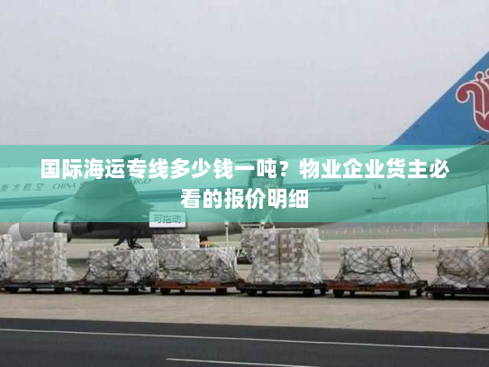 国际海运专线多少钱一吨？物业企业货主必看的报价明细