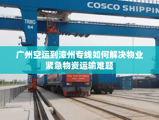 广州空运到漳州专线如何解决物业紧急物资运输难题