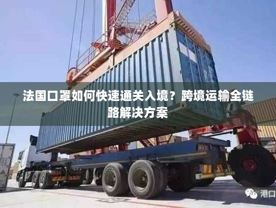 法国口罩如何快速通关入境?跨境运输全链路解决方案 法国口罩如何快速通关入境?跨境运输全链路解决方案