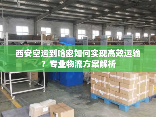 西安空运到哈密如何实现高效运输？专业物流方案解析