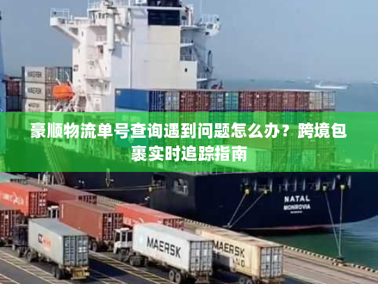 豪顺物流单号查询遇到问题怎么办？跨境包裹实时追踪指南