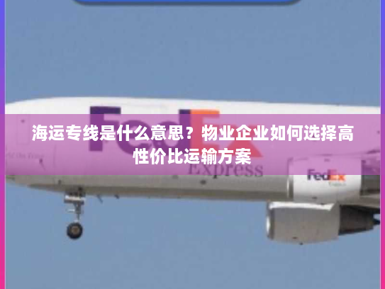 海运专线是什么意思?物业企业如何选择高性价比运输方案 海运专线是什么意思?物业企业如何选择高性价比运输方案