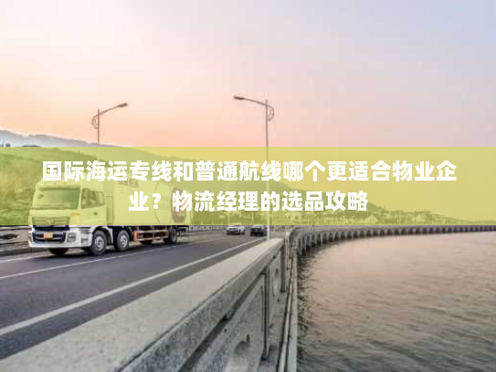 国际海运专线和普通航线哪个更适合物业企业？物流经理的选品攻略