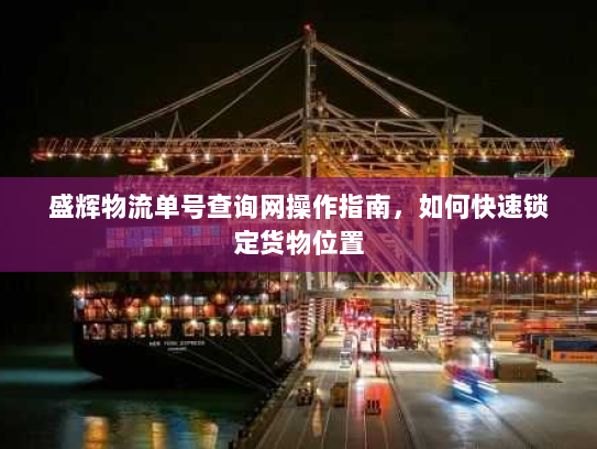 盛辉物流单号查询网操作指南，如何快速锁定货物位置