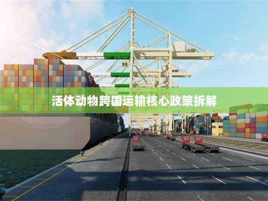 活体动物跨国运输核心政策拆解