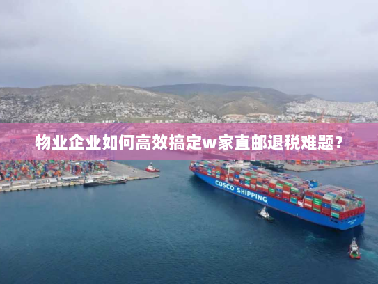 物业企业如何高效搞定w家直邮退税难题? 物业企业如何高效搞定w家直邮退税难题?