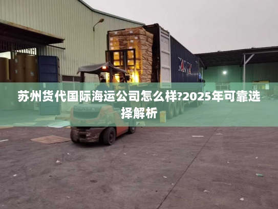 苏州货代国际海运公司怎么样?2025年可靠选择解析 苏州货代国际海运公司怎么样?2025年可靠选择解析