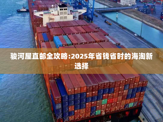 骏河屋直邮全攻略:2025年省钱省时的海淘新选择