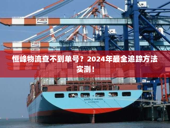 恒峰物流查不到单号?2024年最全追踪方法实测! 恒峰物流查不到单号?2024年最全追踪方法实测!