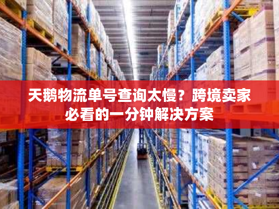 天鹅物流单号查询太慢？跨境卖家必看的一分钟解决方案