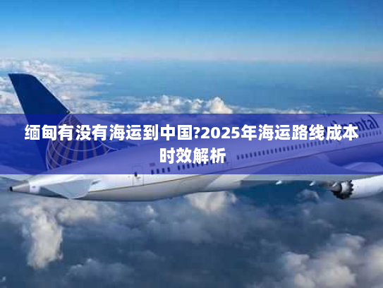 缅甸有没有海运到中国?2025年海运路线成本时效解析 缅甸有没有海运到中国?2025年海运路线成本时效解析