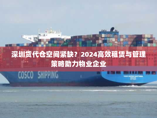 深圳货代仓空间紧缺？2024高效租赁与管理策略助力物业企业