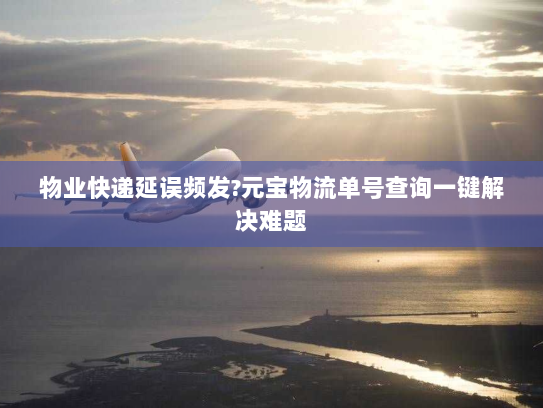 物业快递延误频发?元宝物流单号查询一键解决难题 物业快递延误频发?元宝物流单号查询一键解决难题