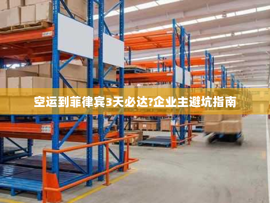 空运到菲律宾3天必达?企业主避坑指南 空运到菲律宾3天必达?企业主避坑指南