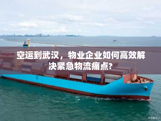 空运到武汉，物业企业如何高效解决紧急物流痛点?