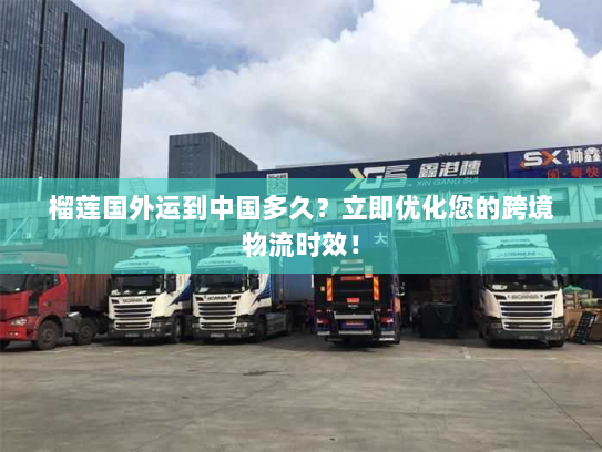 榴莲国外运到中国多久?立即优化您的跨境物流时效! 榴莲国外运到中国多久?立即优化您的跨境物流时效!