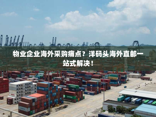 物业企业海外采购痛点?洋码头海外直邮一站式解决! 物业企业海外采购痛点?洋码头海外直邮一站式解决!