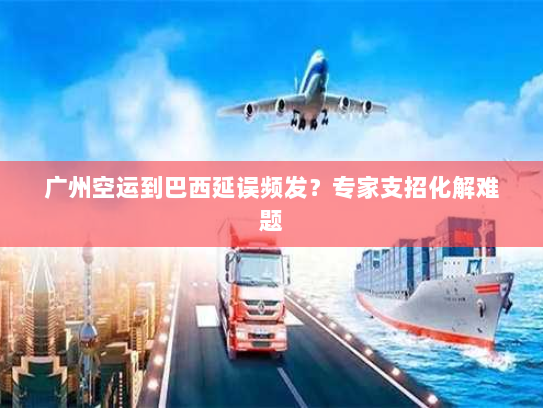 广州空运到巴西延误频发？专家支招化解难题