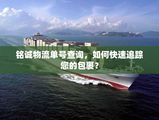 铭诚物流单号查询，如何快速追踪您的包裹？
