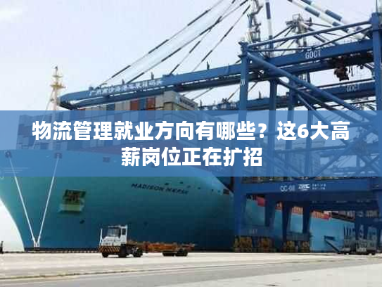 物流管理就业方向有哪些？这6大高薪岗位正在扩招