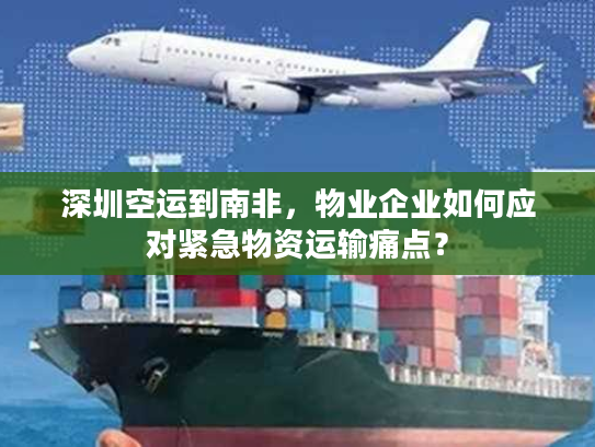 深圳空运到南非，物业企业如何应对紧急物资运输痛点？