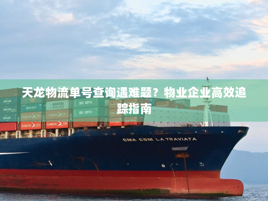 天龙物流单号查询遇难题?物业企业高效追踪指南 天龙物流单号查询遇难题?物业企业高效追踪指南
