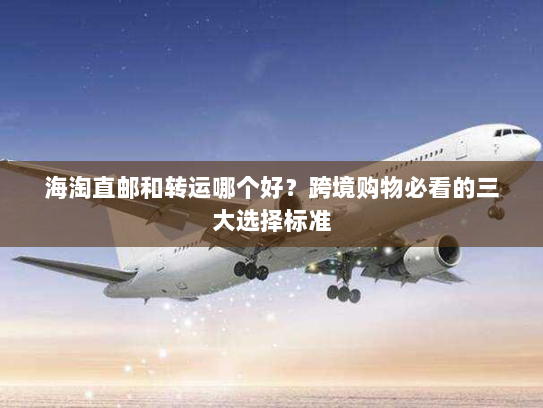 海淘直邮和转运哪个好?跨境购物必看的三大选择标准 海淘直邮和转运哪个好?跨境购物必看的三大选择标准