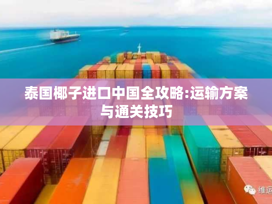 泰国椰子进口中国全攻略:运输方案与通关技巧