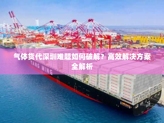 气体货代深圳难题如何破解?高效解决方案全解析 气体货代深圳难题如何破解?高效解决方案全解析