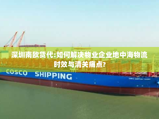 深圳南欧货代:如何解决物业企业地中海物流时效与清关痛点? 深圳南欧货代:如何解决物业企业地中海物流时效与清关痛点?