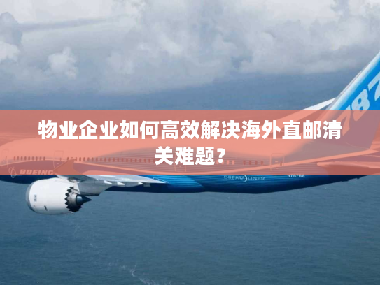 物业企业如何高效解决海外直邮清关难题? 物业企业如何高效解决海外直邮清关难题?