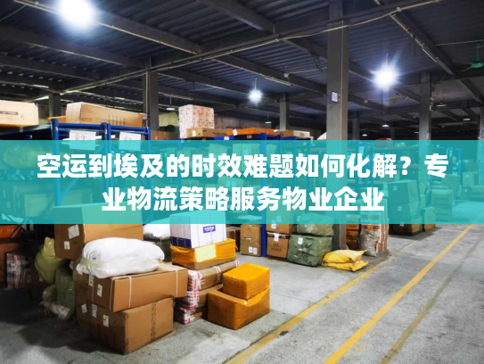 空运到埃及的时效难题如何化解？专业物流策略服务物业企业