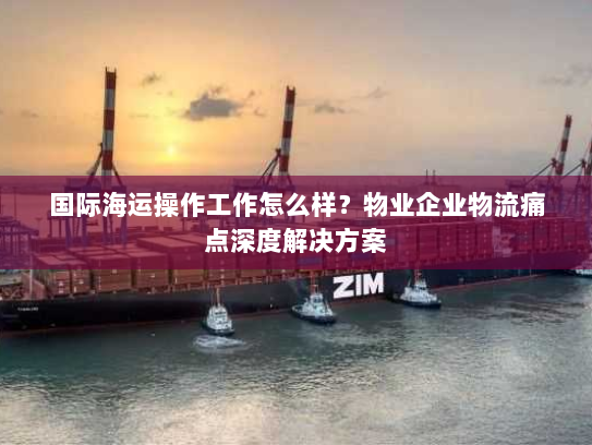 国际海运操作工作怎么样?物业企业物流痛点深度解决方案 国际海运操作工作怎么样?物业企业物流痛点深度解决方案