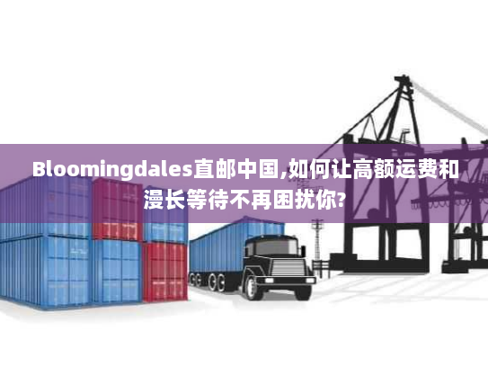 Bloomingdales直邮中国,如何让高额运费和漫长等待不再困扰你?
