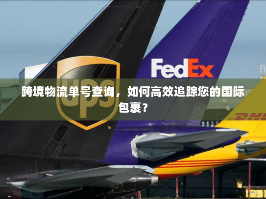 跨境物流单号查询，如何高效追踪您的国际包裹？