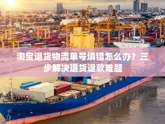 淘宝退货物流单号填错怎么办？三步解决退货退款难题