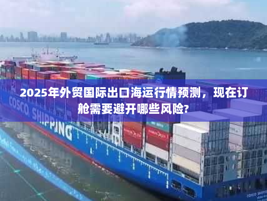 2025年外贸国际出口海运行情预测,现在订舱需要避开哪些风险? 2025年外贸国际出口海运行情预测,现在订舱需要避开哪些风险?