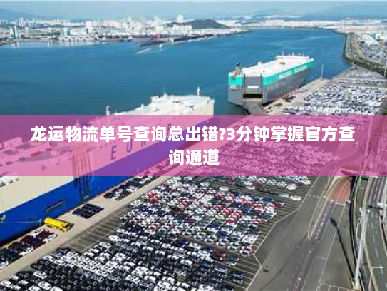 龙运物流单号查询总出错?3分钟掌握官方查询通道 龙运物流单号查询总出错?3分钟掌握官方查询通道