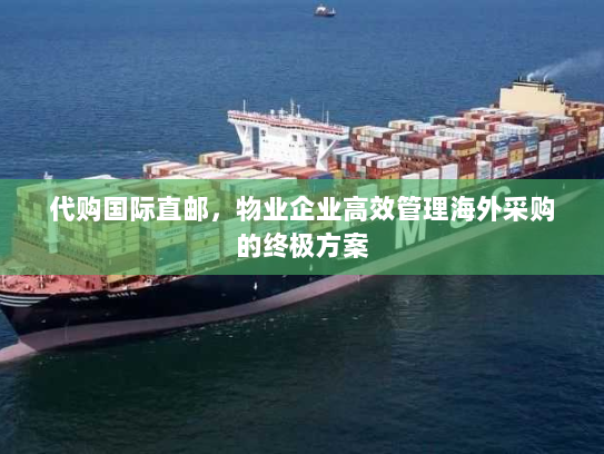 代购国际直邮,物业企业高效管理海外采购的终极方案 代购国际直邮,物业企业高效管理海外采购的终极方案