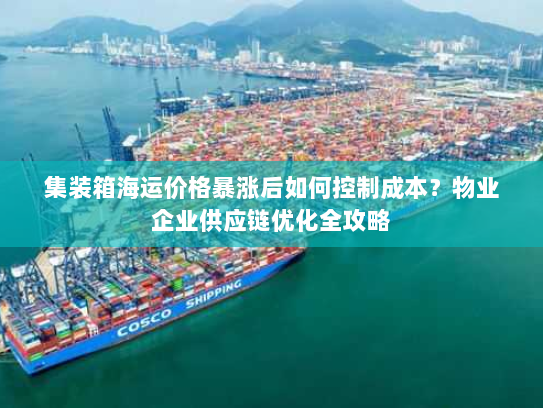 集装箱海运价格暴涨后如何控制成本?物业企业供应链优化全攻略 集装箱海运价格暴涨后如何控制成本?物业企业供应链优化全攻略