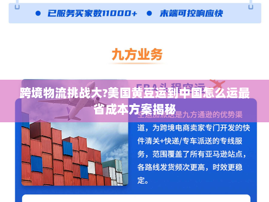 跨境物流挑战大?美国黄豆运到中国怎么运最省成本方案揭秘 跨境物流挑战大?美国黄豆运到中国怎么运最省成本方案揭秘
